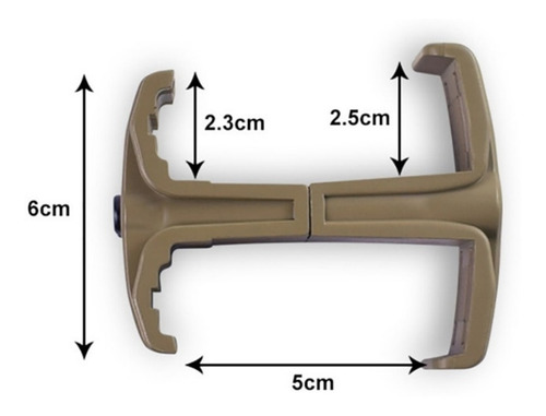Empatador Galil Ar-15 Tavor Ak Adosador Maglink Polímero