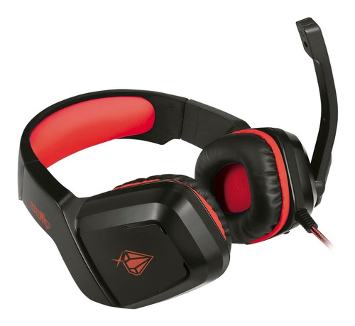 Auricular Gamer Level Up Python Ps4 Pc Xbox One Color Rojo