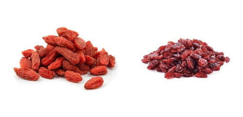 Goji Berry Desidratada 1kg + Cranberry Desidratada 1kg