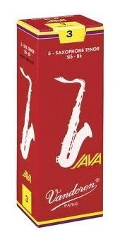 Cañas Sax Tenor 3 Vandoren Java Filed-  Mod Sr273r(5) 
