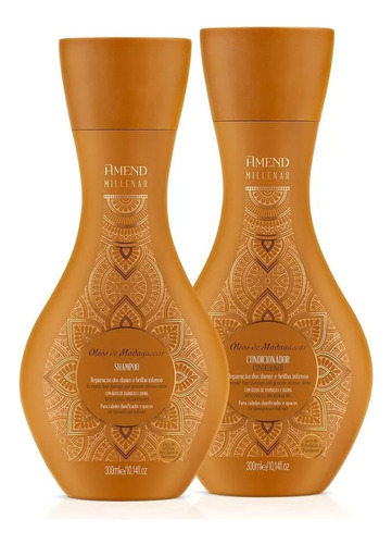  Amend Millenar Kit Shampoo Condicionador Óleos De Madagascar