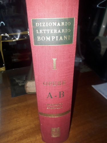 Dizionario Letterario Bompiani Delle Opere 9 Tomos . 1949 