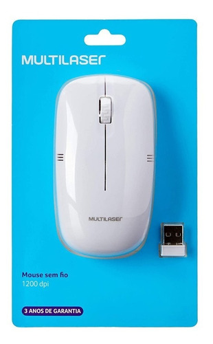 Imagem 1 de 4 de Mouse Multilaser 1200 Dpi Sem Fio