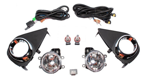 Kit Neblineros Con Cables Y Switch Toyota Yaris Sport 14-17