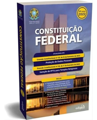 Libro Constituicao Federal 30ed 22 De Vieira Jair Lot Edipr