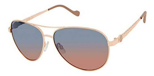   De Sol - Jessica Simpson Women's J5702 Metal Aviator