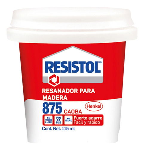 Resanador Reparador Para Madera Caoba Resistol 115ml 875