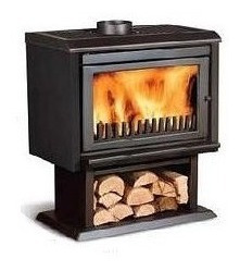 Imagen 3 de 6 de Calefactor Leña Bosca Gold 450 Doble Combustion Pot. 12.5 Kw