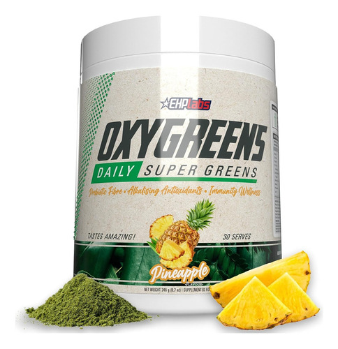 Ehp Labs Oxygreens Daily Greens Forest Berries 30servs Sabor Piña