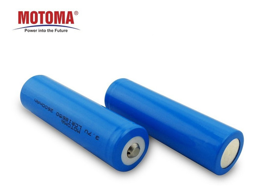 Imagen 5 de 6 de Pila Bateria Recargable 18650 Motoma 3.7v 2600mah Con Teton