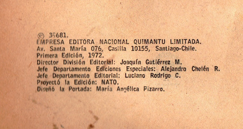 Festín Para Inválidos Walter Garib Quimantú (Usado)