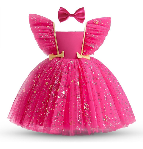 Vestido De Tul Nnjxd Para Niña Pequeña, Vestido De Fiesta Co