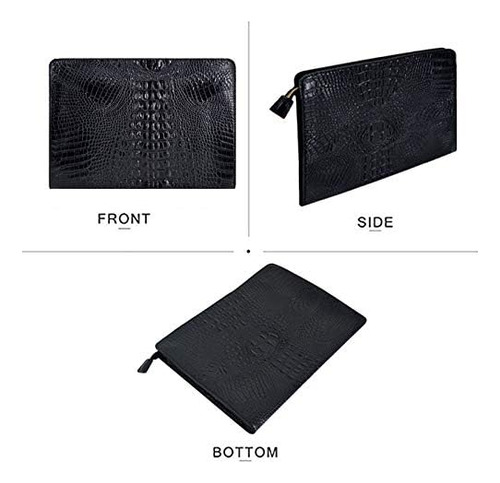 Clara Bolso De Mano Con Patrón De Cocodrilo Bolso De Mano De