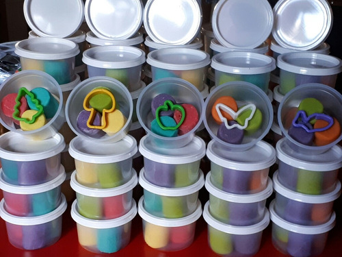 Masa Para Modelar Souvenirs X 10 Potes Sin Personalizar