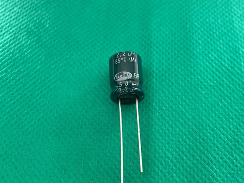 4x Capacitor Eletrolitico 2,2uf/50v 85º Bipolar 10x12,5mm