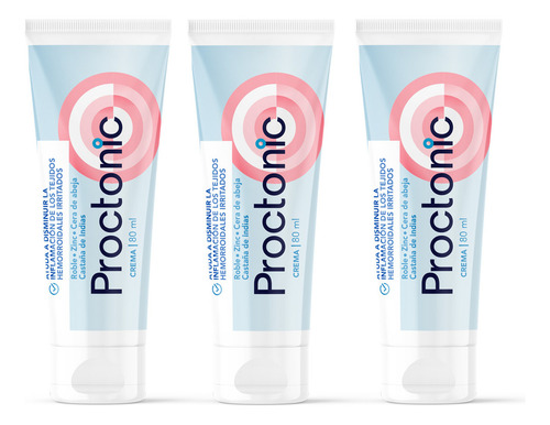 Proctonic | Para Las Hemorroides | Tres (3) Pack