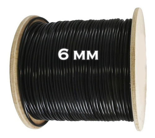 20 M X 6mm Cable Acero Forrado Gimnasio Servicegym