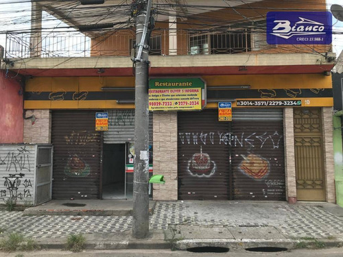 Salão Para Alugar, 150 M² Por R$ 3.700,00/mês - Jardim Cocaia - Guarulhos/sp - Sl0137