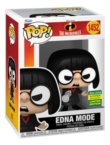 Funko Pop! Disney #1452 - The Incredibles: Edna Mode Sdcc 20