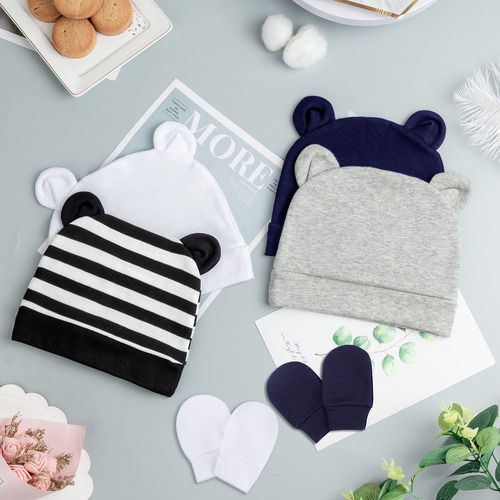 Bebé Gorro Y Guantes For Bebé Recién Nacido Bebé Beanie