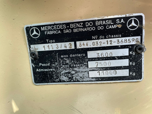 Imagem 14 de 15 de Mb 1113 Truck Chassi 1978