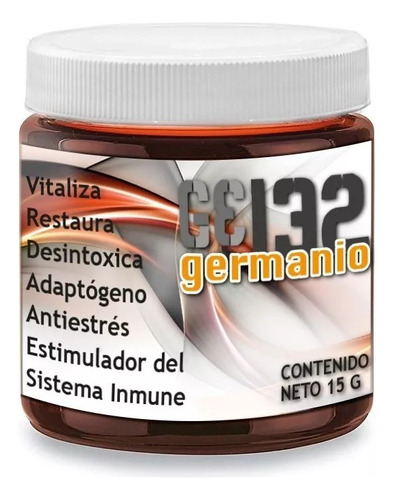 Germanio Orgánico Ge-132 En Polvo 15 Gramos