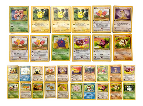 Colección 41 Cartas Pokémon Tcg Jungle Edition 2000 Original