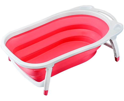 Bañera Flexible Plegable Mega Baby + Red De Baño