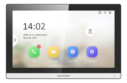 Tela Vídeo Porteiro Ip Hikvision Ds-kh6350-wte1 Wifi