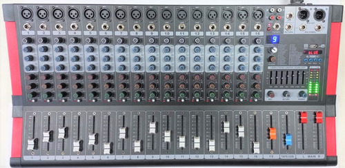 Consola Mixer 16 Canales Soundxtreme Bt Usb Phantom Sxm-516u