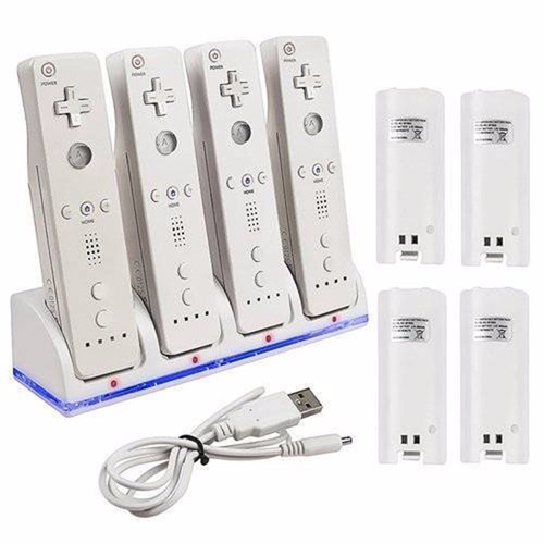 4 Celdas Recargables De 2800 Mah+base De Carga Wii-cell