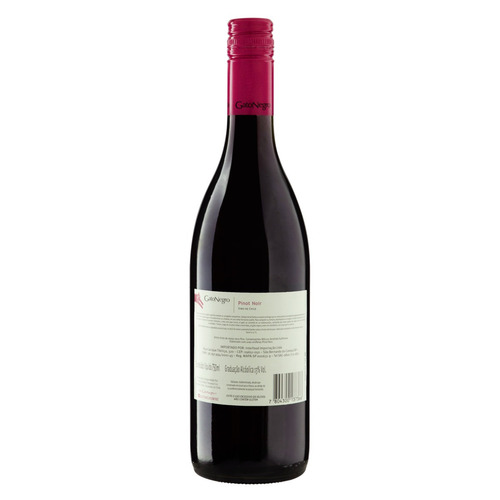 Imagem 3 de 3 de Vinho tinto seco Pinot noir Gato Negro 2016 adega San Pedro 750 ml