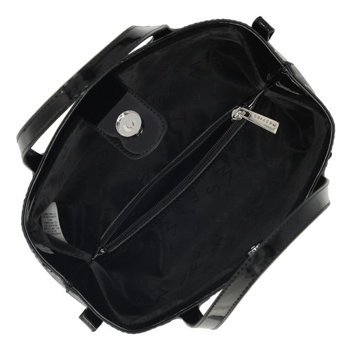 Bolsa De Mano Para Mujer Westies Negro Hbzuazuawe Acabado de los herrajes Níquel Diseño de la tela Logotipo