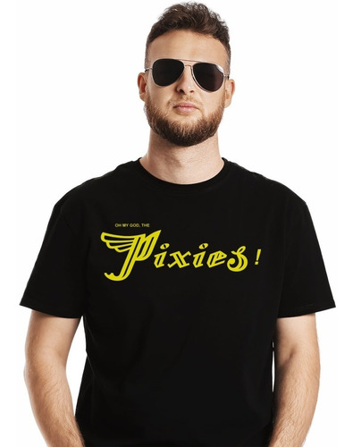 Polera Pixies Logo Rock Impresión Directa