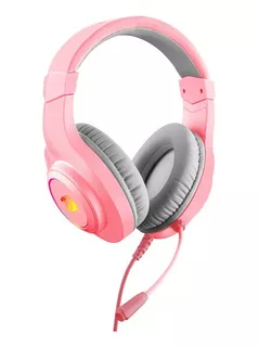 Audifono Gamer Redragon Hylas H260 Pink Rgb Color Rosa