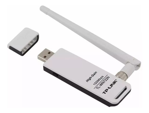 Placa Adaptador Usb Wireless Tp Link Wn 722n 150mb 1 Ant 2db