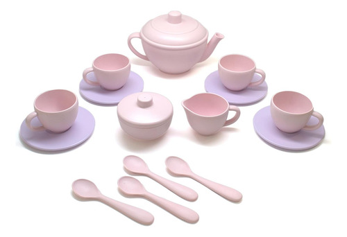 Juego De Té De Juguetes Verdes