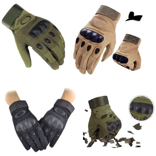 Multi Deportes Guantes Tácticos Dedo Largo Oakley  Militar