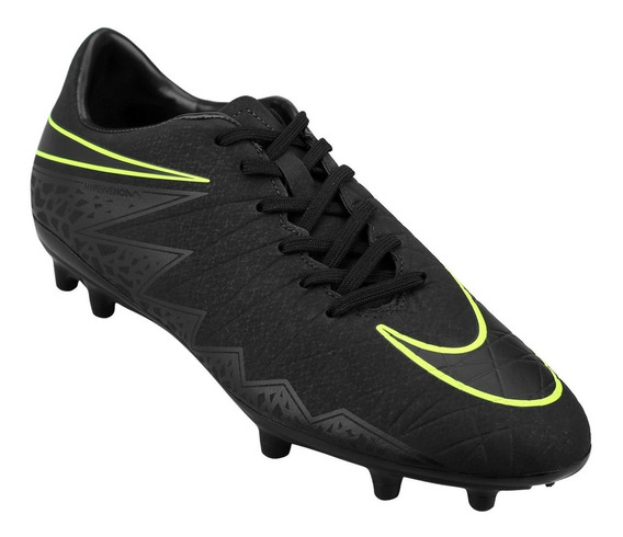 botines nike hypervenom negros