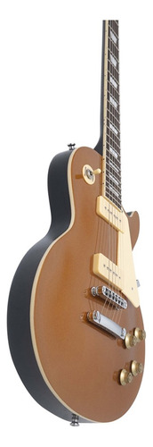 Guitarra Eléctrica Eko Ls-400 Gold Tribute Les Paul Dorado Color Dorado Oscuro Material Del Diapasón Laurel Orientación De La Mano Diestro