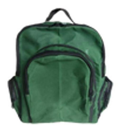 Mochila De Lona Verde Média