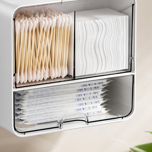 Mz Caja De Almacenamiento De Almohadillas De Algodón