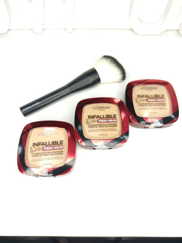Imagen 3 de 4 de Polvo Compacto Infallible 24h Fresh Wear De Loreal Paris