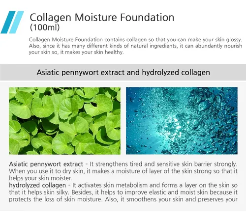 Foundation Enough Collagen Moisture Spf 15 #23, 100 Ml