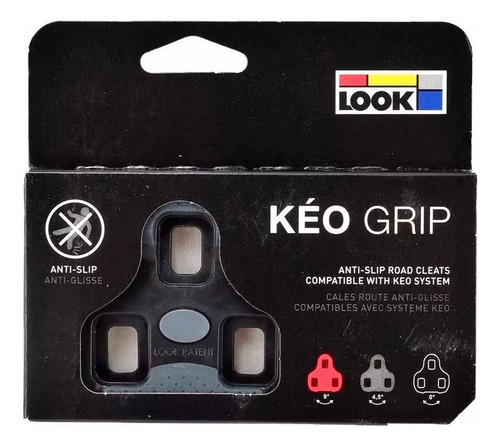 Taco Pedal Speed Look Keo Com Grip Preto Fixo 0º Bike Speed