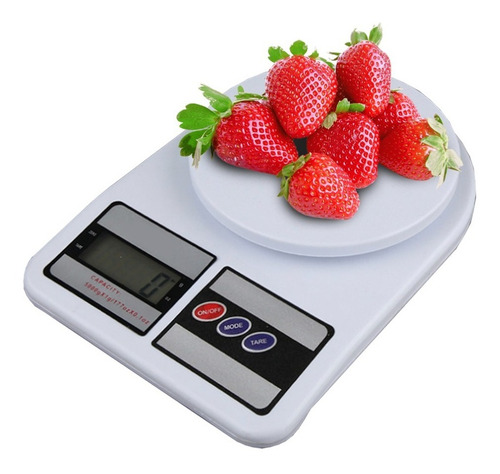 Balanza Digital 10kg Multiuso Presición Portatil Tara Hogar Capacidad máxima 10 kg Color Blanco