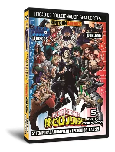 DVD Boku no Hero Academia 2ª Temporada Dublada e Completa