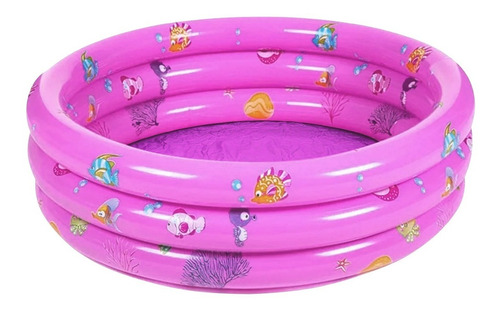 Piscina Inflable Plástico 3 Anillos 80 X 35 Cm / Lhua Store
