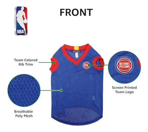 Camiseta Sin Mangas Nba Para Perros Y Gatos, S