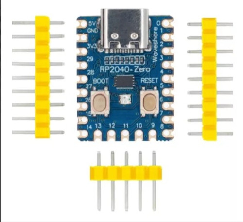 Raspberry Pi Pico Rp2040 Original + Regletas Sin Soldar .